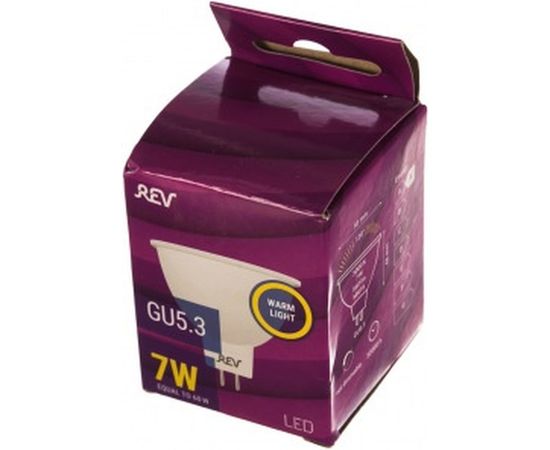 Светодиодная лампа LED MR16 GU5.3 7Вт 3000K REV 32324 2 – изображение 2