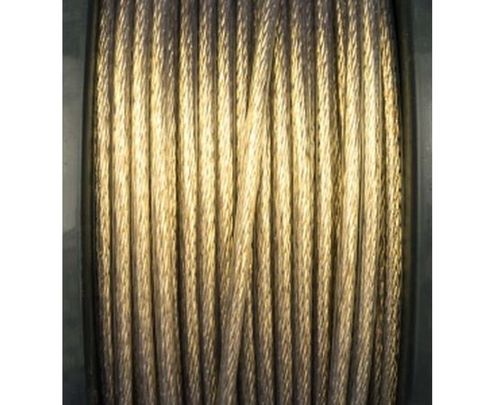 Стальной трос REXANT в ПВХ изоляции d=4.0 мм, катушка 100 метров 09-5240 – изображение 2