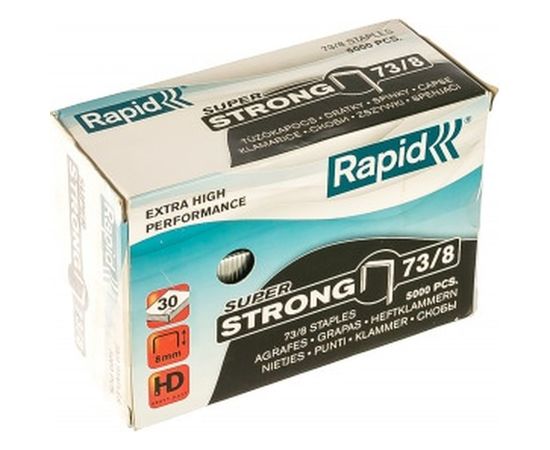 Скоба SuperStrong 5000 шт. для степлера (8 мм; Тип 73) Rapid 24890300 – изображение 2