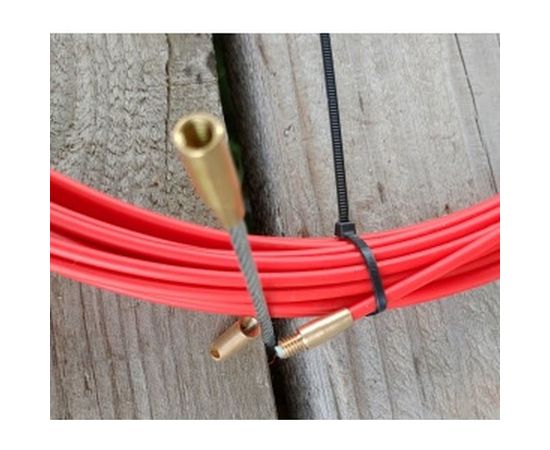 Кабельная протяжка (мини УЗК в бухте, стеклопруток, d=3,5мм, 20м, красная) REXANT 47-1020 – изображение 3