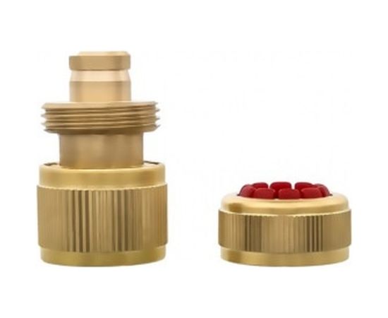 Соединитель быстроразъемный для шланга (3/4") QUATTRO ELEMENTI 246-401 – изображение 3