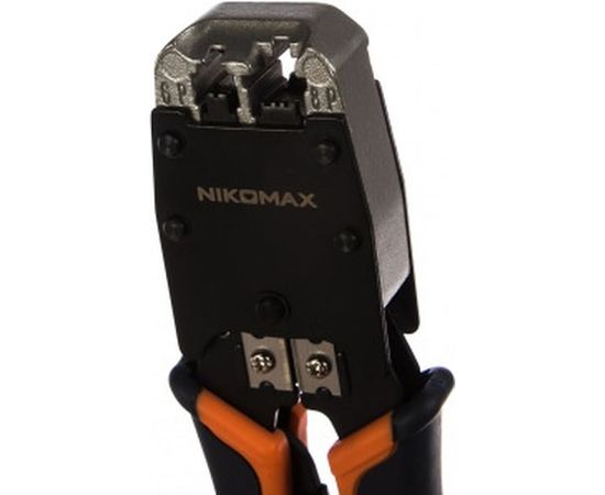 Обжимной профессиональный инструмент RJ45/8P8C, RJ12/6P6C, RJ11/6P4C NIKOMAX NMC-500R – изображение 3