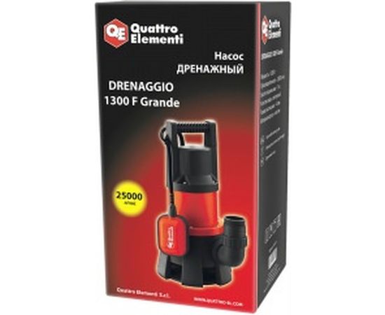 Дренажный насос QUATTRO ELEMENTI Drenaggio 1300 F Grande 241-819 – изображение 4