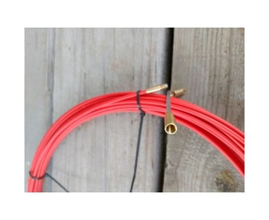 Кабельная протяжка (мини УЗК в бухте, стеклопруток, d=3,5мм, 20м, красная) REXANT 47-1020 – изображение 4