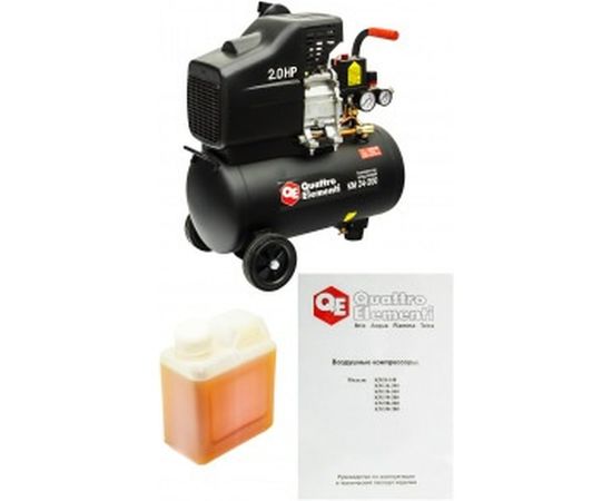 Поршневой масляный компрессор QUATTRO ELEMENTI KM 24-200 248-467 – изображение 5