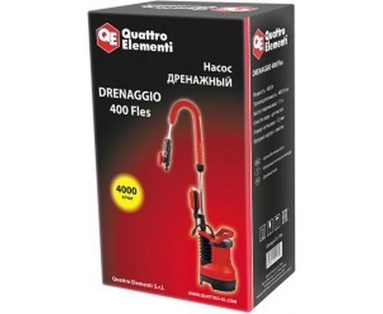 Дренажный насос QUATTRO ELEMENTI Drenaggio 400 FLES 241-796 – изображение 5