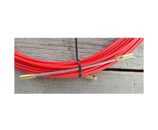 Кабельная протяжка (мини УЗК в бухте, стеклопруток, d=3,5мм, 20м, красная) REXANT 47-1020 – изображение 5