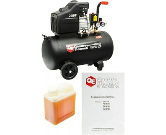 Поршневой масляный компрессор QUATTRO ELEMENTI KM 50-200 248-474 – изображение 5