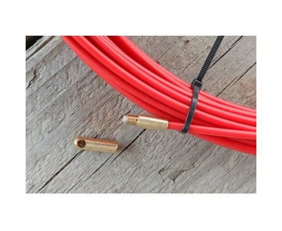 Кабельная протяжка (мини УЗК в бухте, стеклопруток, d=3,5мм, 20м, красная) REXANT 47-1020 – изображение 6