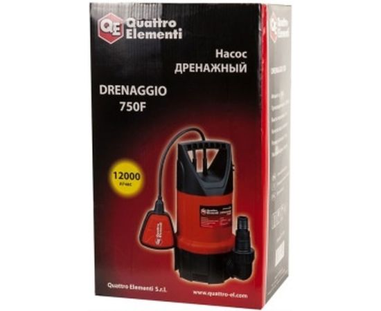 Дренажный насос QUATTRO ELEMENTI Drenaggio 750 F 771-558 – изображение 6