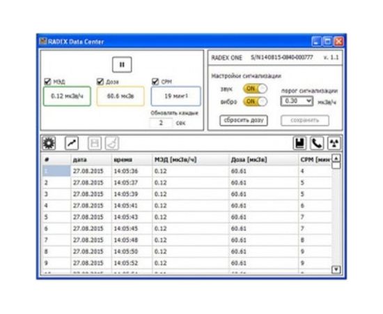 Дозиметр Radex ONE – изображение 7
