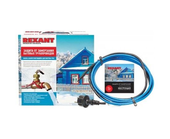 Греющий кабель саморегулирующийся для обогрева труб REXANT 15MSR-PB 4м 60Вт 51-0617 – изображение 2