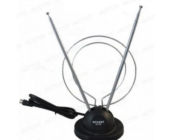 Антенна на подставке с кольцом VHF, UHF 47-860 MHz К REXANT RX-100 34-0100 – изображение 2