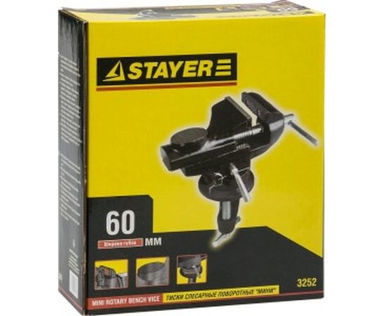 Поворотные тиски STAYER 60 мм 3252 – изображение 2