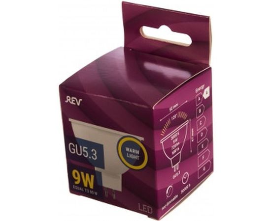 Светодиодная лампа REV MR16, GU5.3, 9W, 3000K, 32414 0 – изображение 2