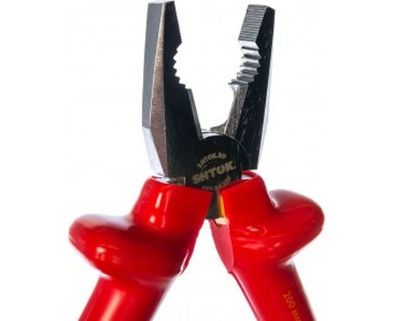Диэлектрические пассатижи SHTOK 1000В 200 мм 08201 – изображение 2