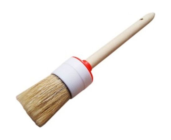 Круглая кисть SANTOOL №10 40 мм с деревянной ручкой 010115-010 – изображение 2