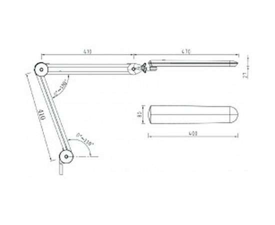 Настольная бестеневая лампа на струбцине REXANT 31-0407 – изображение 2