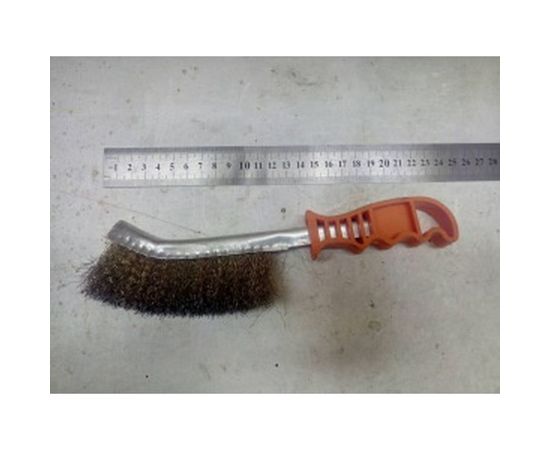 Металлическая щетка с пластмассовой ручкой SPARTA 748505 – изображение 3