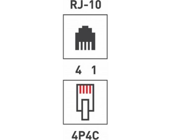 Телефонный джек 4P4C REXANT 100шт 05-1001 – изображение 3
