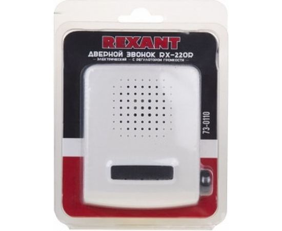 Электрический звонок с регулятором громкости REXANT 220 вольт 73-0110 – изображение 3