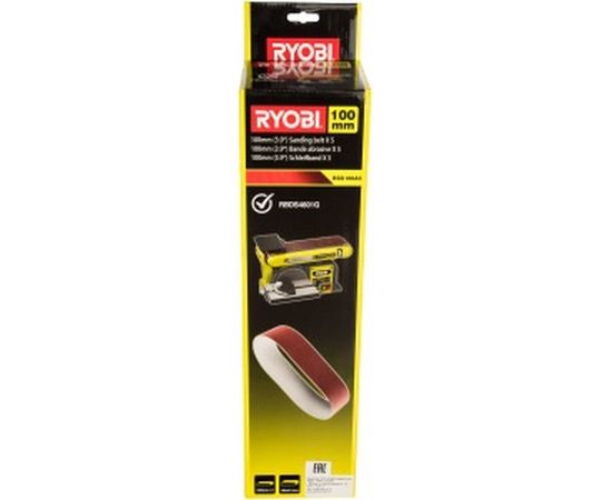Лента шлифовальная BSS100A5 (5 шт; 100х914 мм; P80) Ryobi 5132003683 – изображение 3