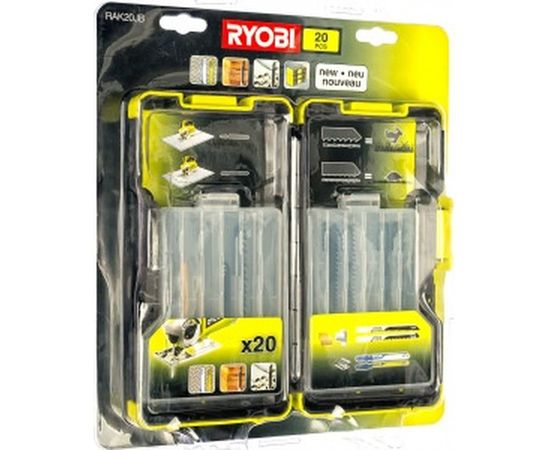 Набор пилок (20 шт.) для лобзика RAK20JB Ryobi 5132002261 – изображение 4