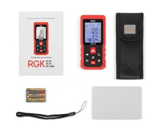 Лазерный дальномер с угломером RGK DL70 4610011873911 – изображение 5