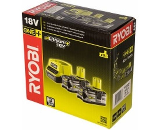 Набор Ryobi ONE+ RC18120-250 5133003364 аккумулятор (18 В; 5.0 А*ч; Li-Ion) 2 шт.&nbsp;и зарядное устройство RC18120 – изображение 5