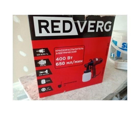 Электрический краскораспылитель REDVERG RD-PS400 5026152 – изображение 6