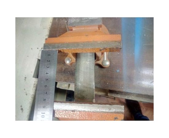 Слесарные поворотные тиски 125 мм с наковальней SPARTA 186255 – изображение 7