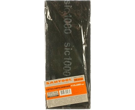 Сетка абразивная М20 (10 шт; 115х280 мм; Р1000) SANTOOL 060211-115-001 – изображение 2