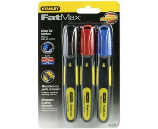 Набор маркеров FatMax 3 шт Stanley 0-47-315 – изображение 2
