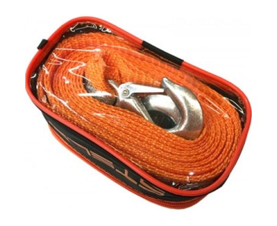 Буксировочный трос STELS 10 тонн 2 крюка, сумка на молнии 54383 – изображение 2