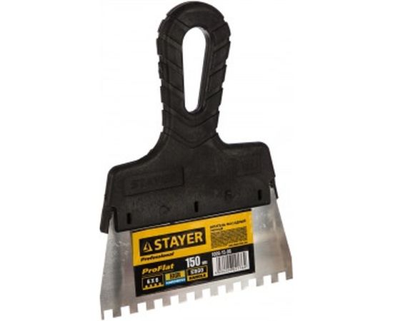 Зубчатый шпатель STAYER 1009-15-06 – изображение 2