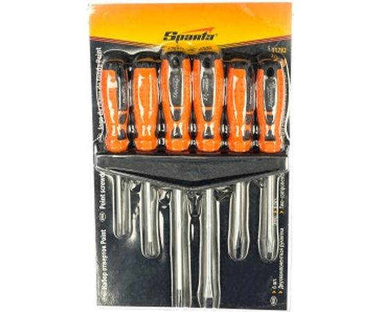 Набор отверток, CrV, двухкомпонентные рукоятки, 6шт SPARTA Point 11782 – изображение 2