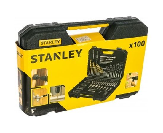 Набор сверл, коронок и бит 100 шт. Stanley STA7205 – изображение 2