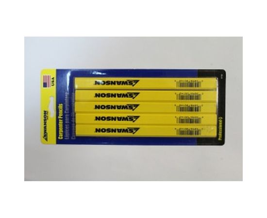 Карандаши Carpenter Pensils, 5 штук Swanson М00008048 – изображение 2