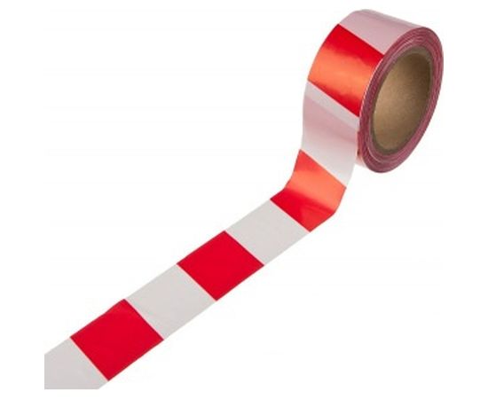 Сигнальная лента STAYER Master, цвет красно-белый, 50мм х 150м, 12241-50-150 – изображение 2