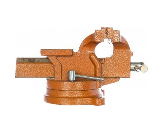 Слесарные поворотные тиски 100 мм с наковальней SPARTA 186235 – изображение 2