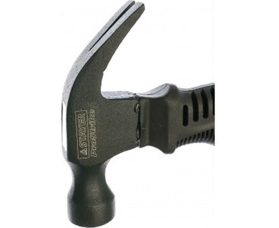 Молоток-гвоздодер STAYER COMPACT укороченный с фибергласовой рукояткой, 225г 2026-225 – изображение 2