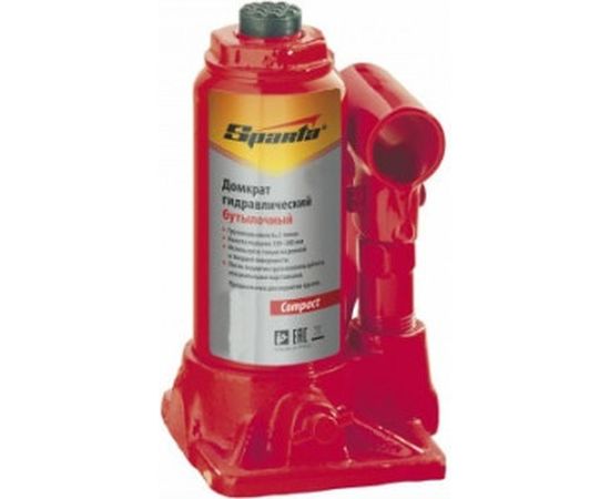 Гидравлический бутылочный домкрат SPARTA Compact 12 т 205-400 мм 50336 – изображение 2