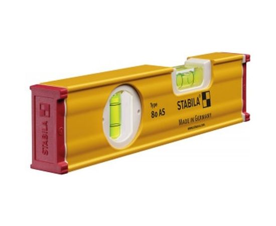 Уровень тип 80АS STABILA 20см 1верт., 1гориз.,точность 0,5мм/м 19565 – изображение 2