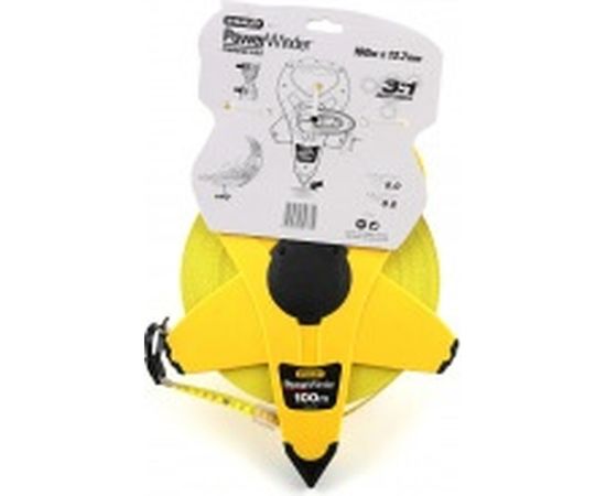 Мерная лента Stanley PowerWinder Fiberglass 100 м 2-34-777 – изображение 3