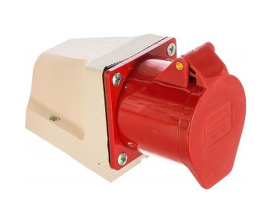 Стационарная розетка 124 TDM 3Р+РЕ 32А 380В IP44 SQ0602-0005 – изображение 3