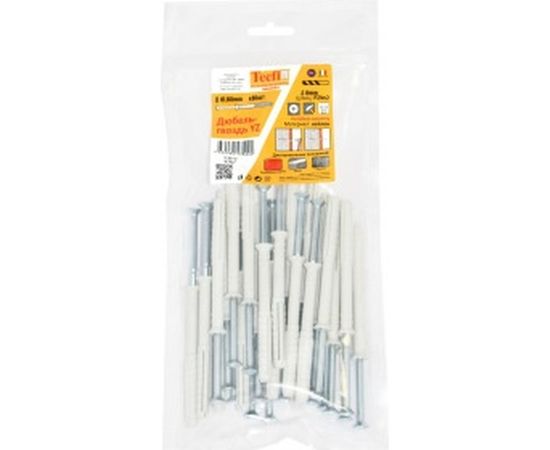 Дюбель-гвоздь Tecfi YZ потайн. 8x80, 30 шт. 147507 – изображение 3