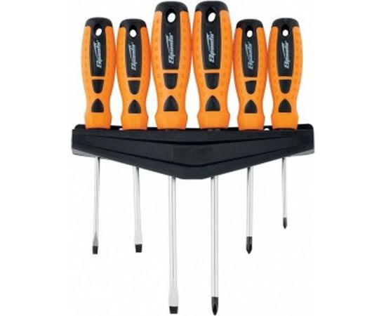 Набор отверток, CrV, двухкомпонентные рукоятки, 6шт SPARTA Point 11782 – изображение 3