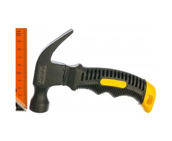 Молоток-гвоздодер STAYER COMPACT укороченный с фибергласовой рукояткой, 225г 2026-225 – изображение 3