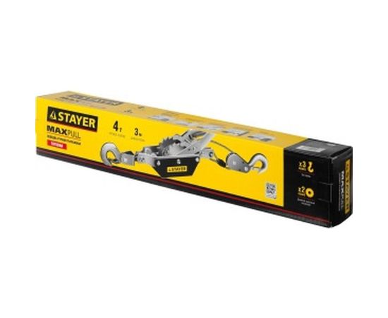 Рычажная тросовая лебедка Stayer MAXPull 4т/3м 4310-4 – изображение 3