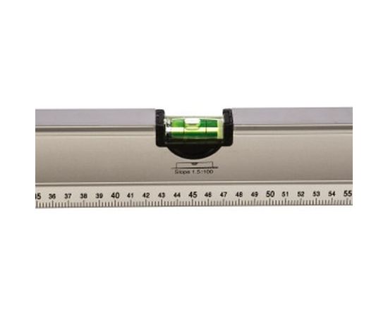 Алюминиевый уровень SANTOOL 1000 мм 5 глазков с линейкой 050201-100 – изображение 3